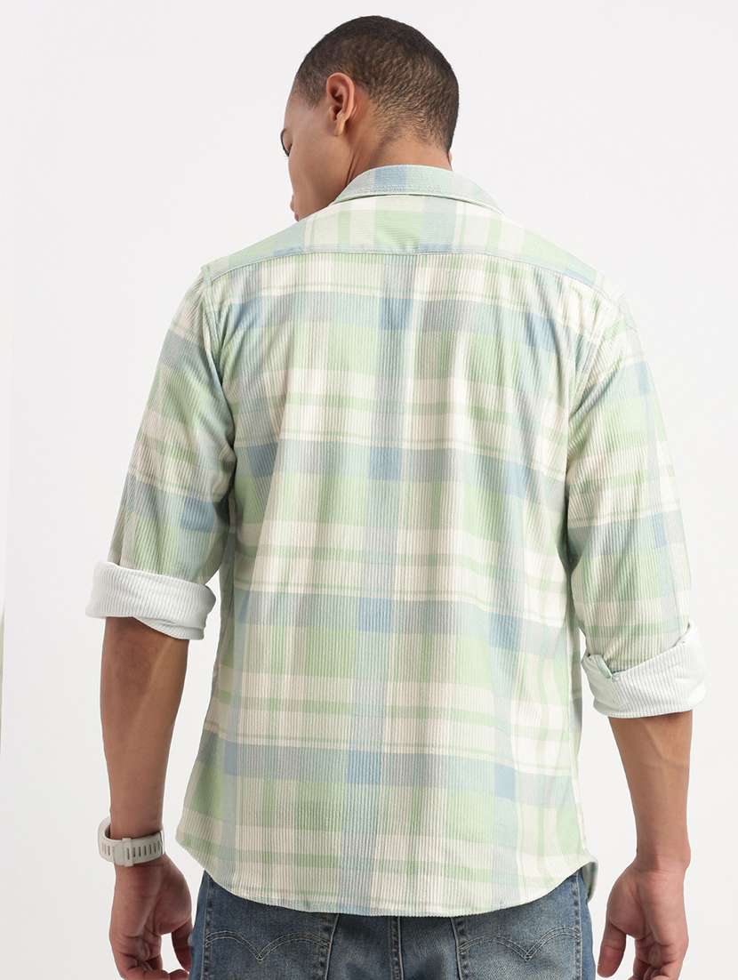men checkered casual shirt - 21277155 -  Standard Image - 3