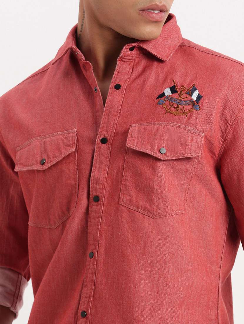 men solid casual shirt - 21277173 -  Standard Image - 5