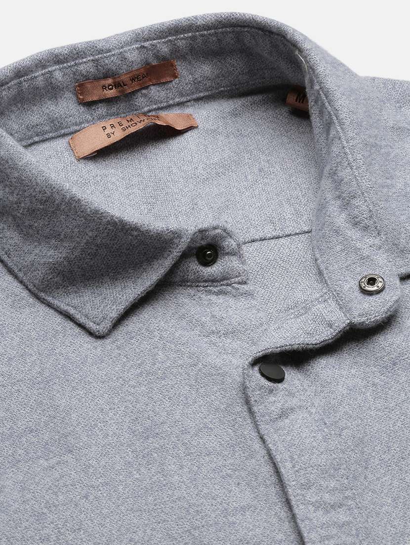 men solid casual shirt - 21277176 -  Standard Image - 5