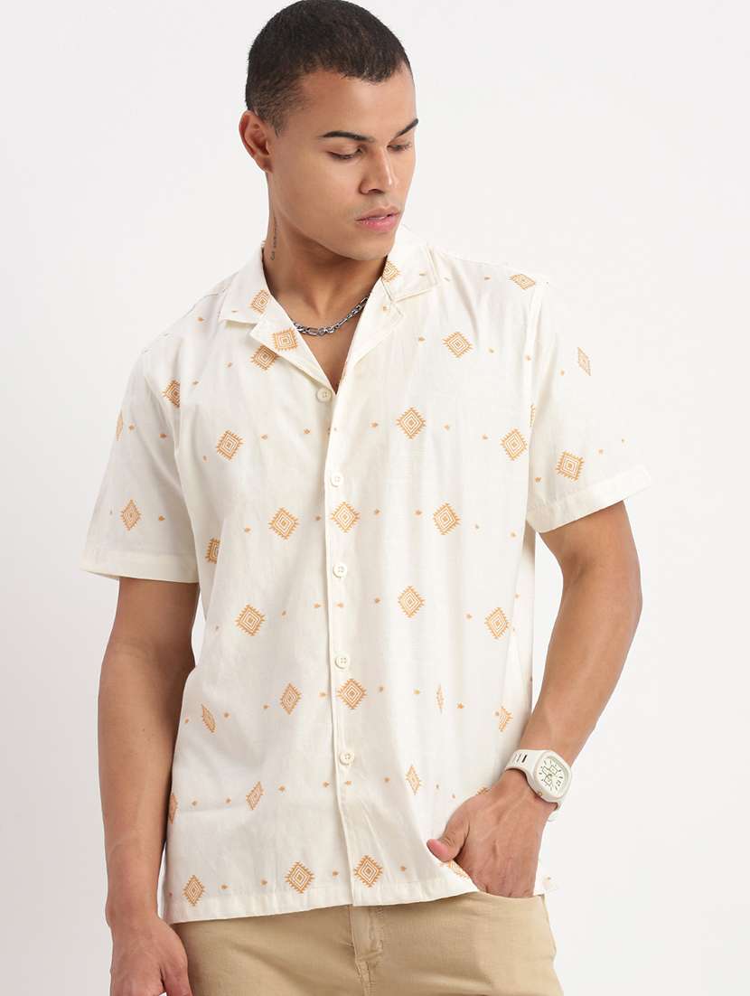 men printed casual shirt - 21277201 -  Zoom Image - 0