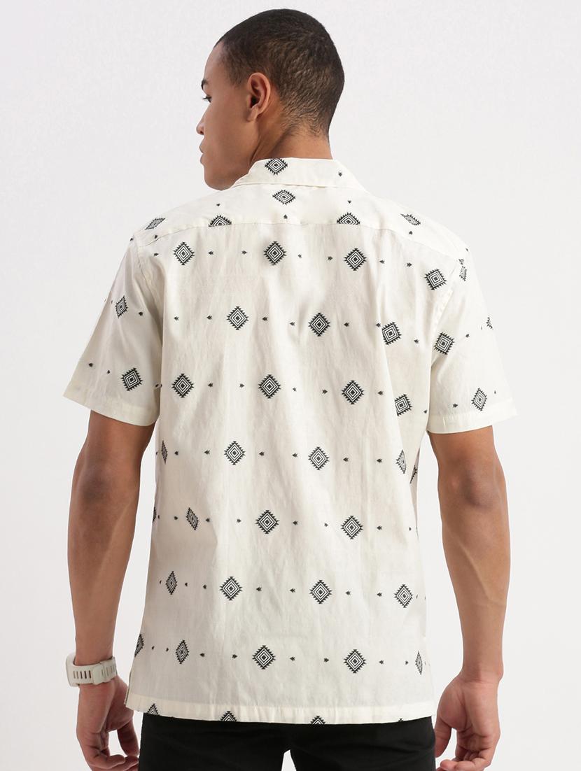men printed casual shirt - 21277202 - Standard Image - 3