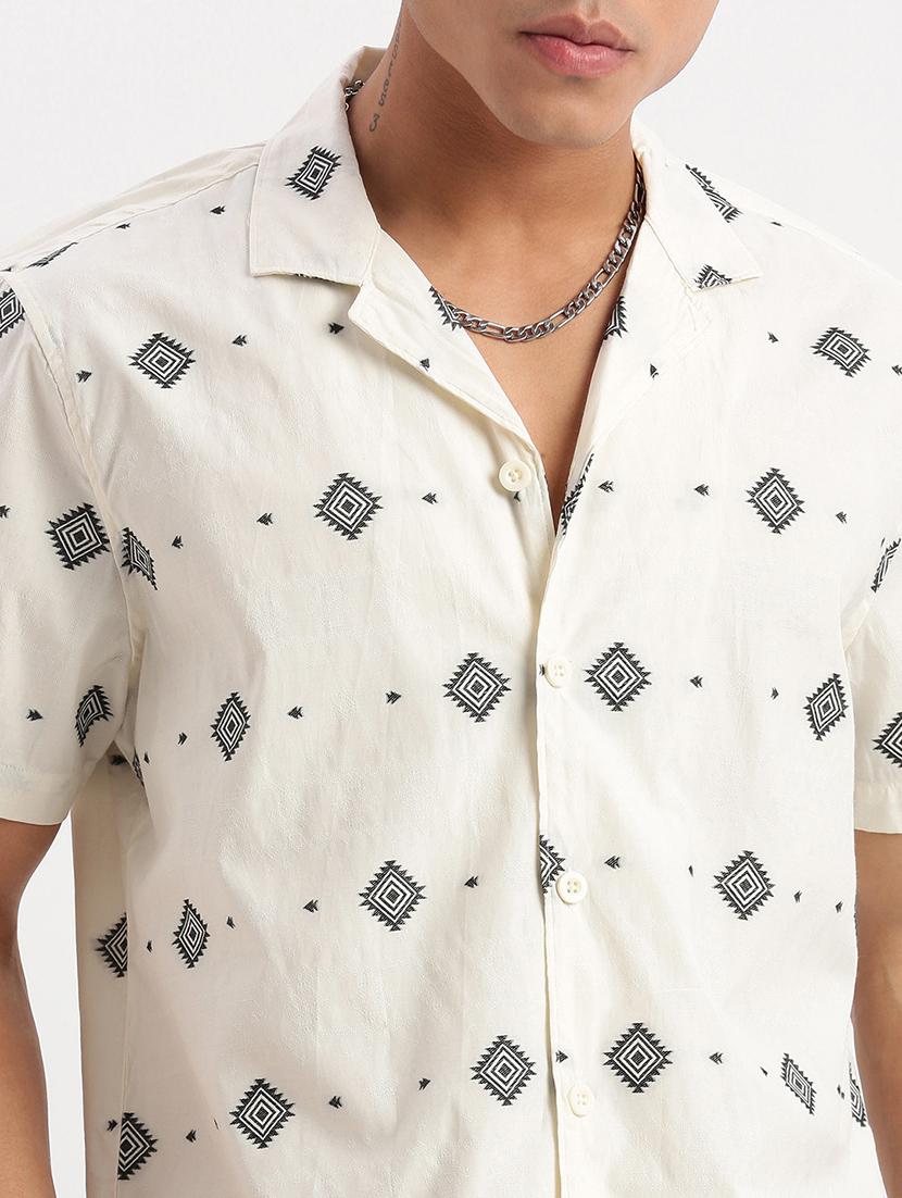 men printed casual shirt - 21277202 - Standard Image - 5
