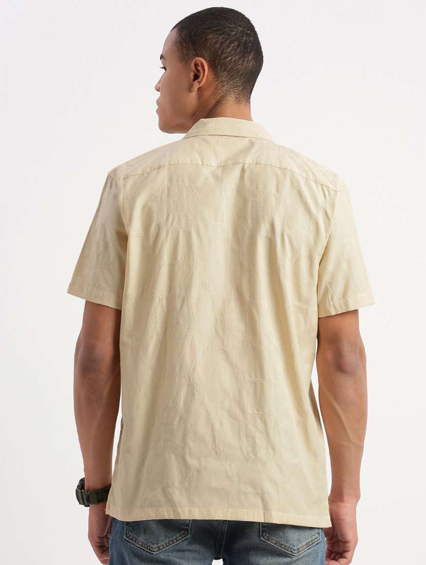 men self design casual shirt - 21277206 -  Standard Image - 3