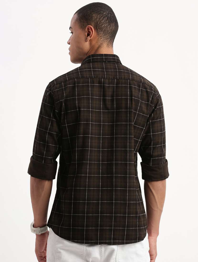 men checkered casual shirt - 21277221 -  Standard Image - 3