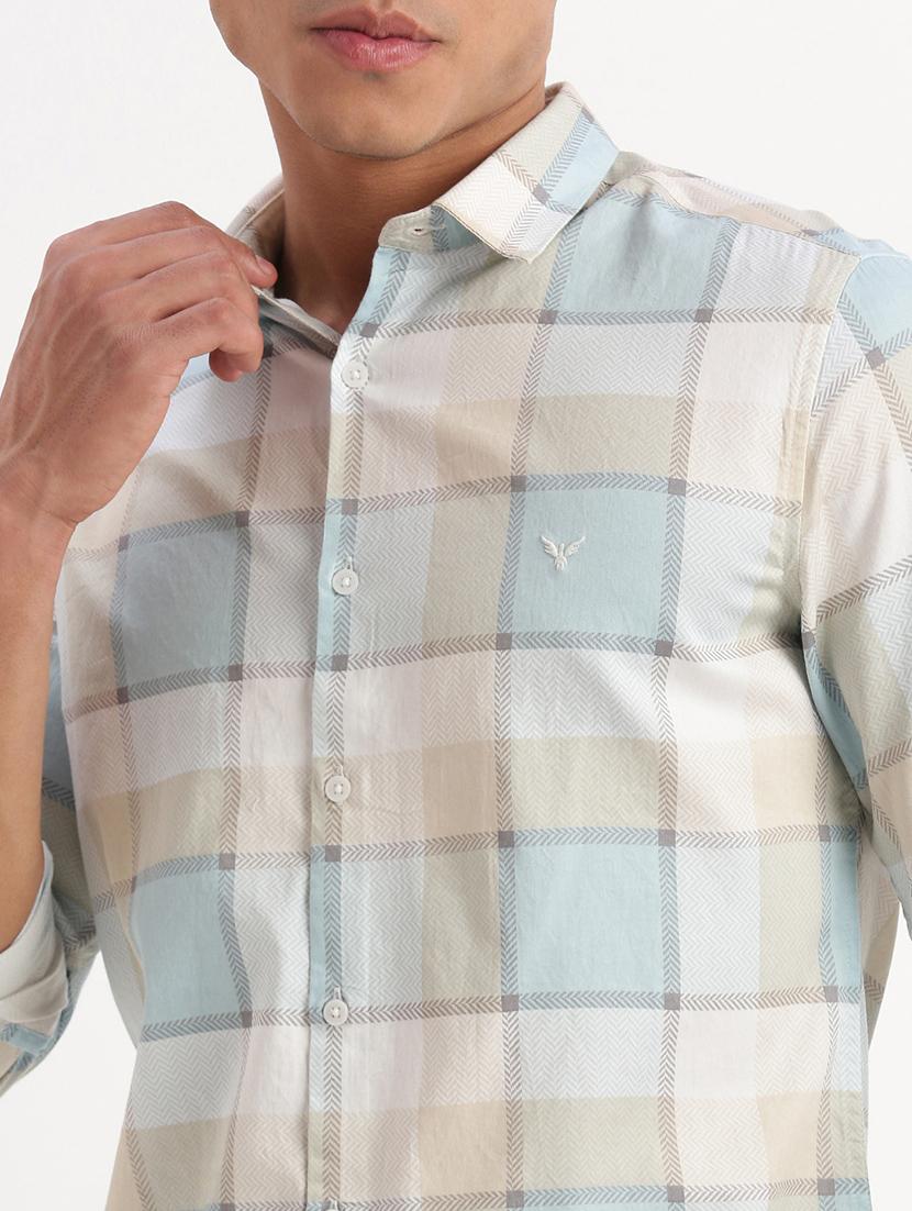 men checkered casual shirt - 21277226 - Standard Image - 5