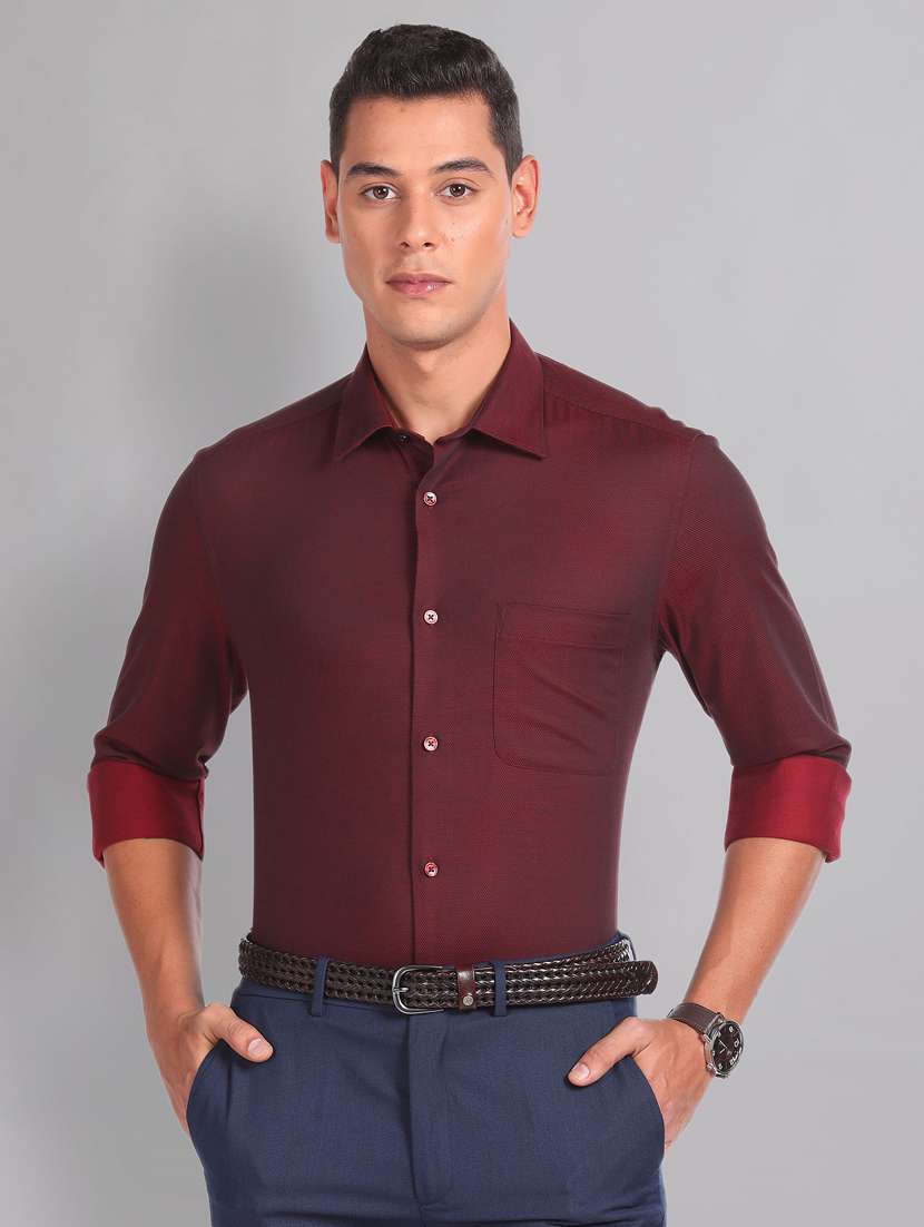 men solid formal shirt - 21277291 - Zoom Image - 0