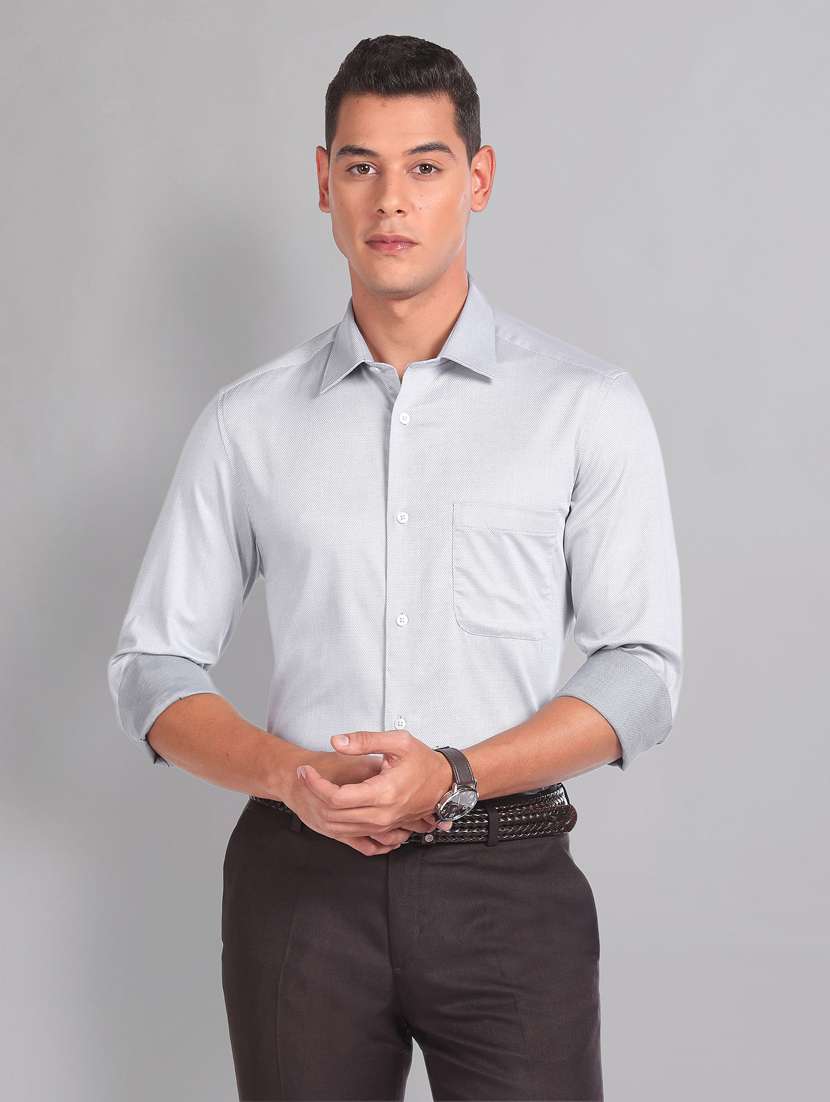 men self design formal shirt - 21277293 -  Zoom Image - 0