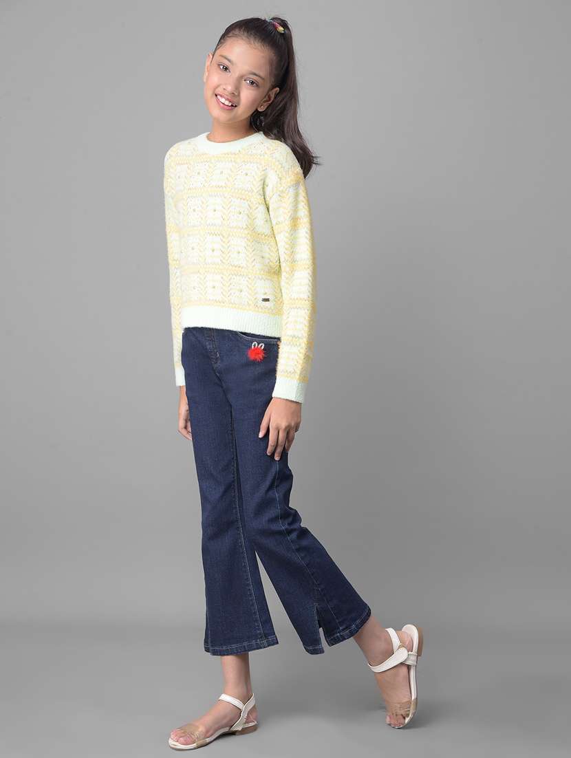 girls long sleeve self-designed sweater  - 21277321 -  Standard Image - 3