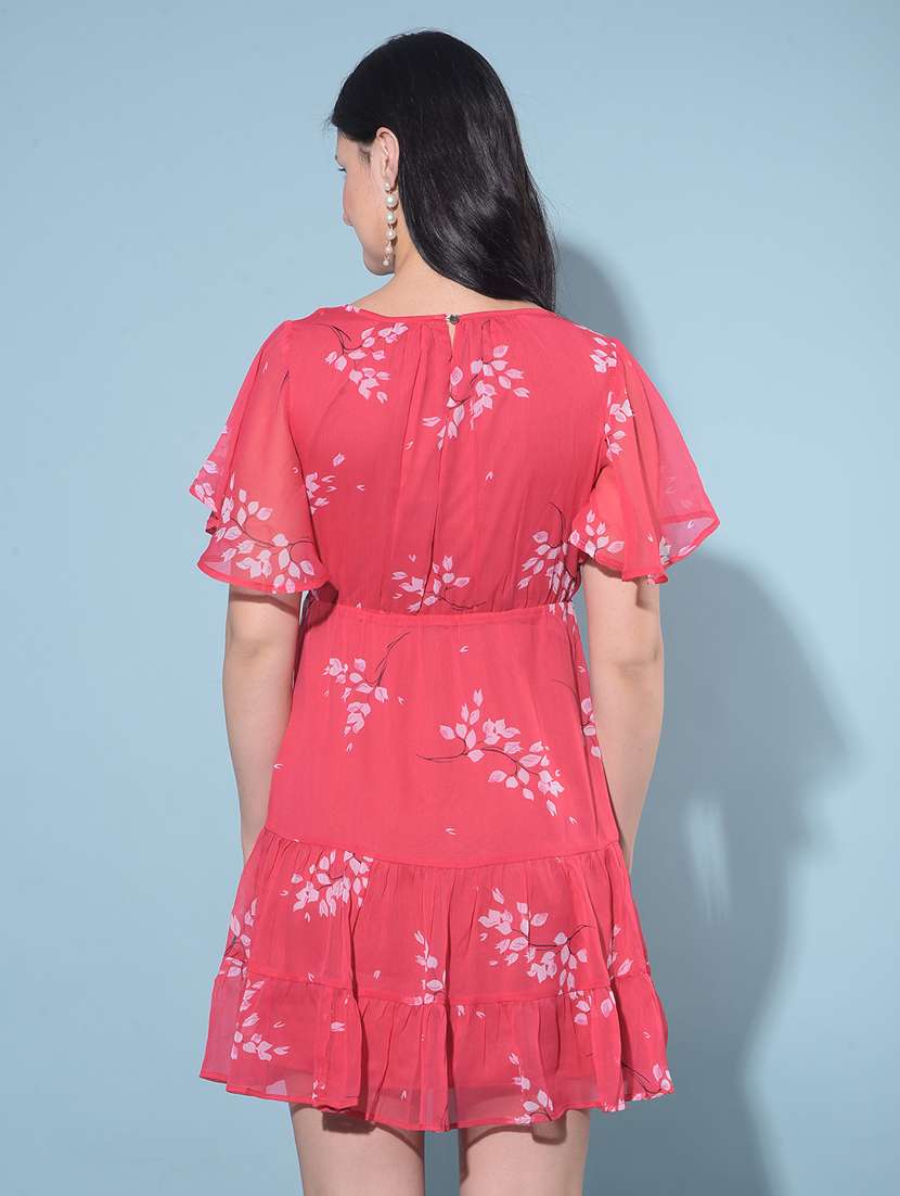 women florals printed tiered dress - 21277339 -  Standard Image - 3