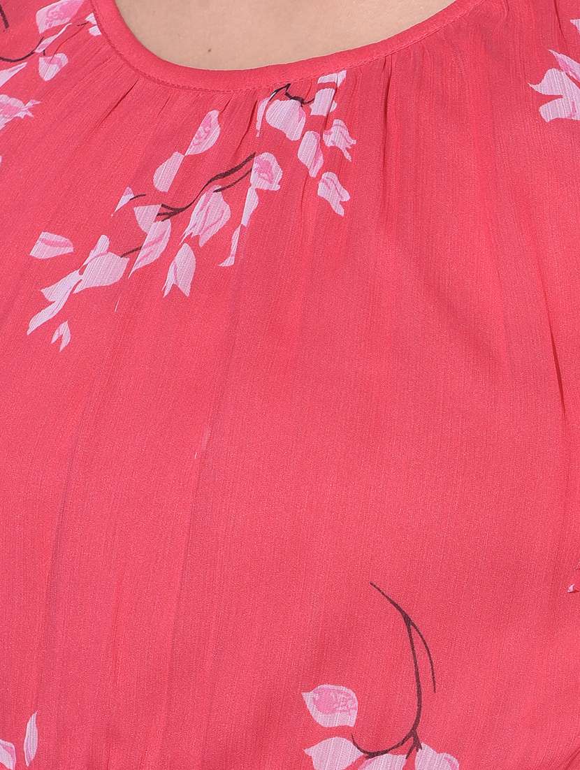 women florals printed tiered dress - 21277339 -  Standard Image - 5