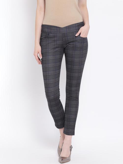 multi color ankle length chinos trouser - 21277346 - Standard Image - 0