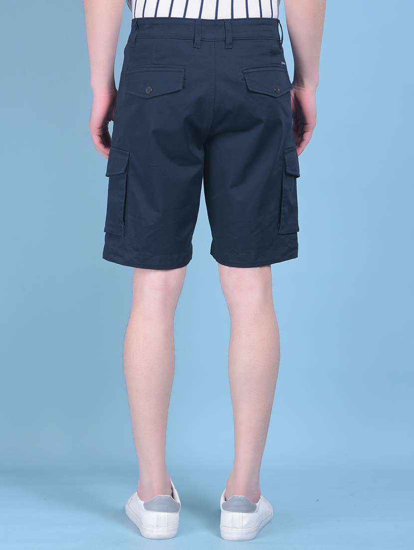 men mid-rise solid regular shorts - 21277439 -  Standard Image - 3