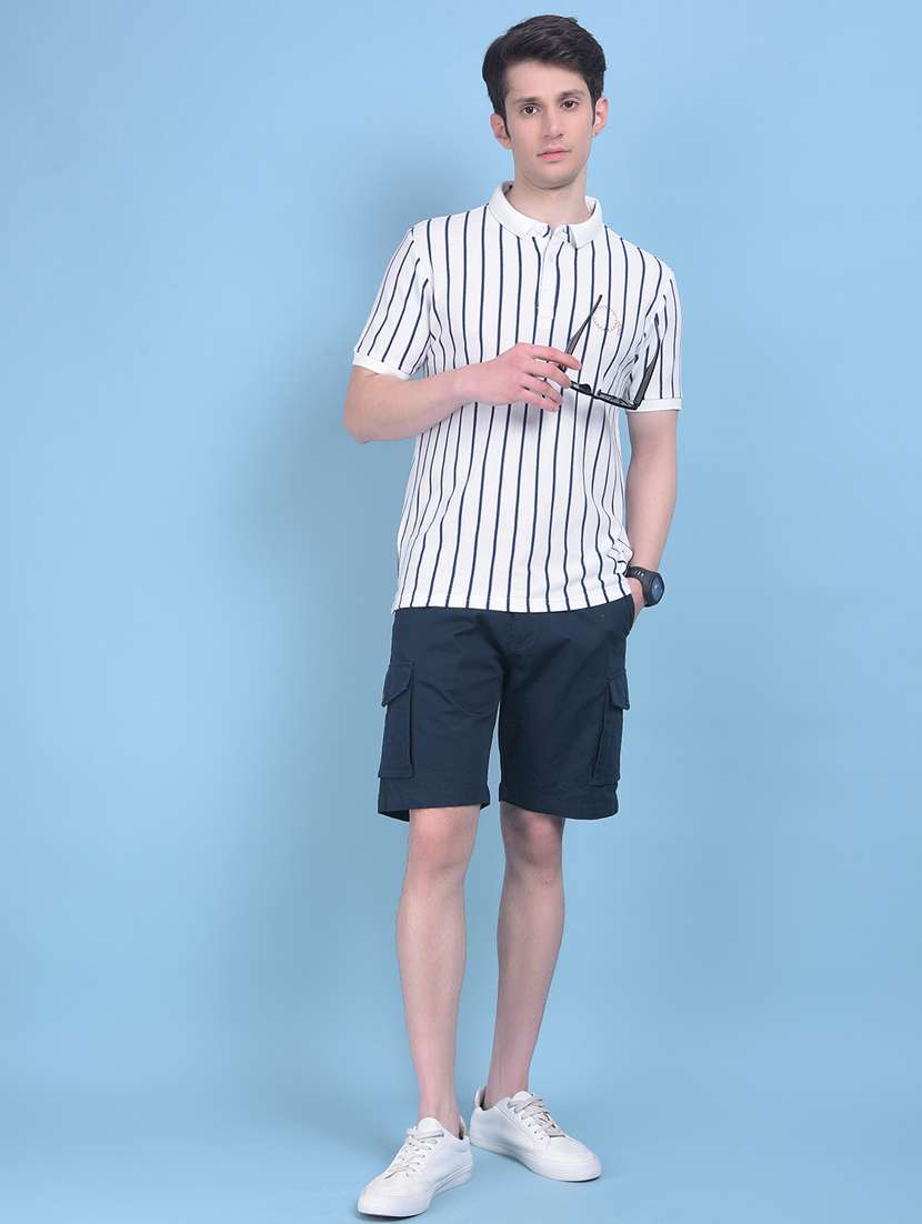 men mid-rise solid regular shorts - 21277439 -  Standard Image - 5