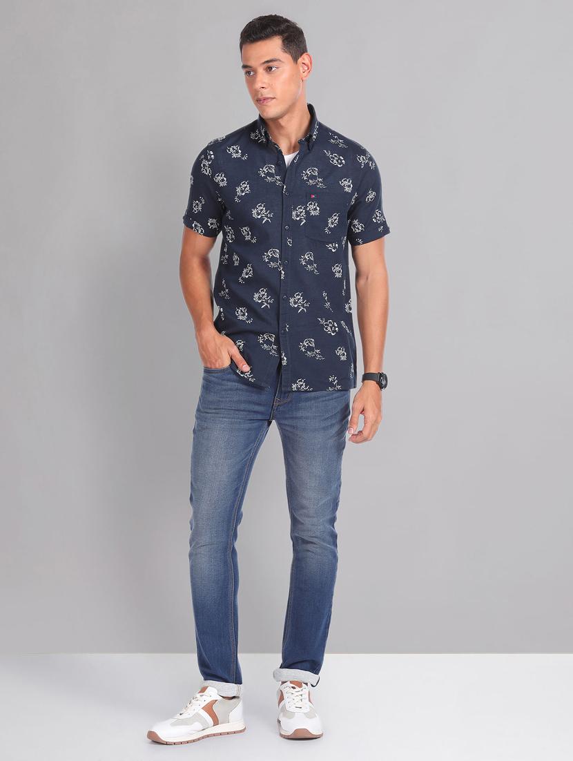 men printed casual shirt - 21278063 - Standard Image - 3