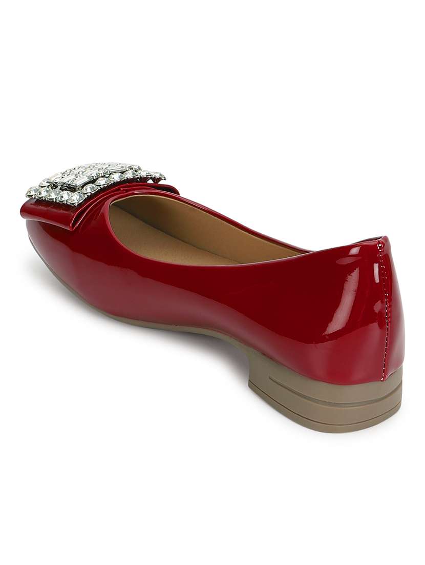red patent leather ballerina - 21278249 - Standard Image - 3