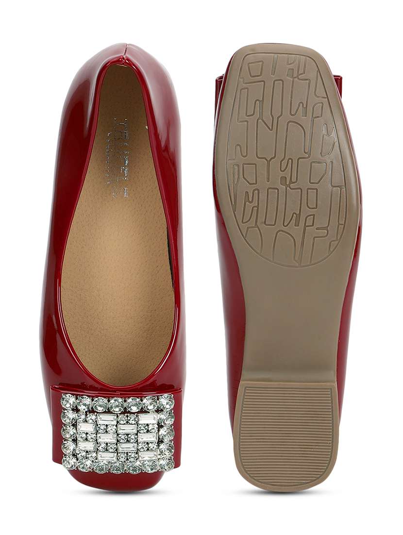 red patent leather ballerina - 21278249 - Standard Image - 5