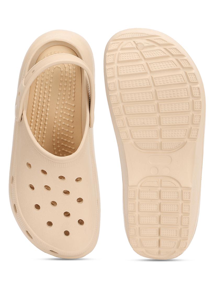 beige slip on clogs - 21278257 - Standard Image - 5