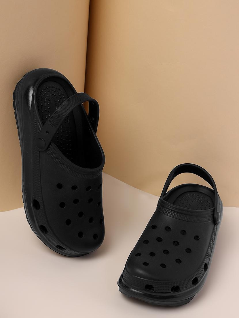 black slip on clogs - 21278258 - Zoom Image - 0