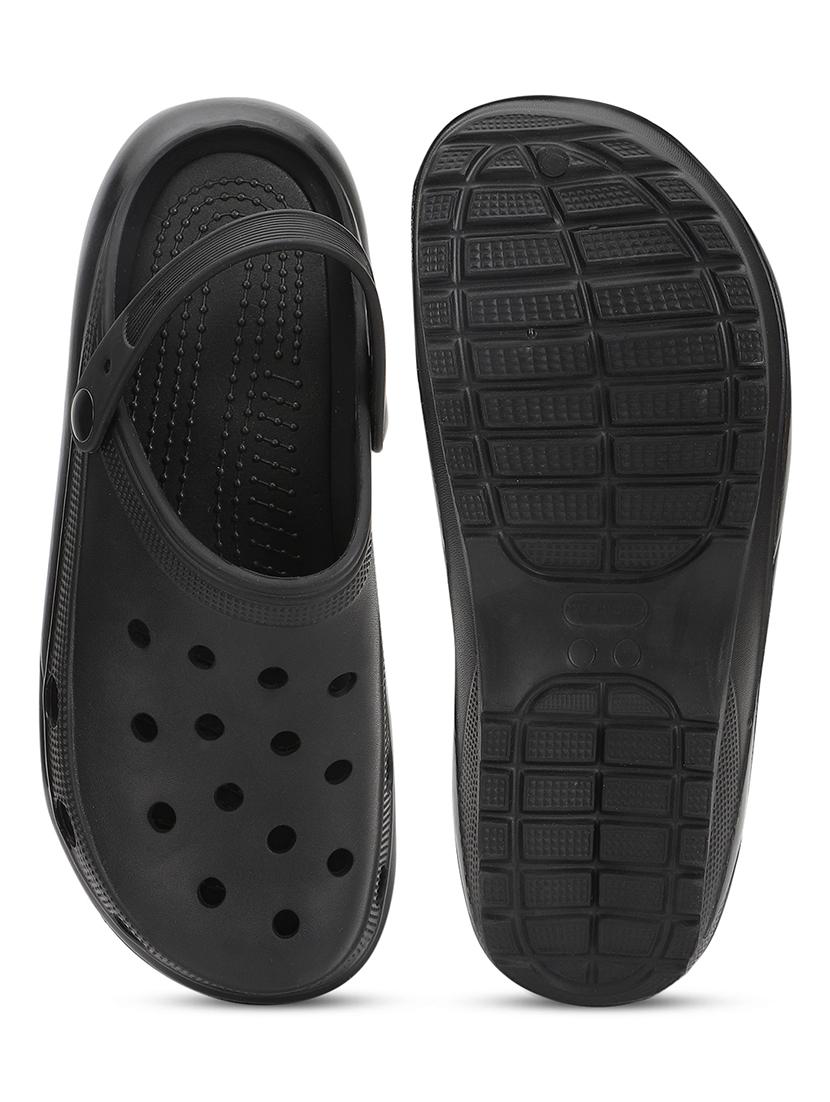 black slip on clogs - 21278258 - Standard Image - 5