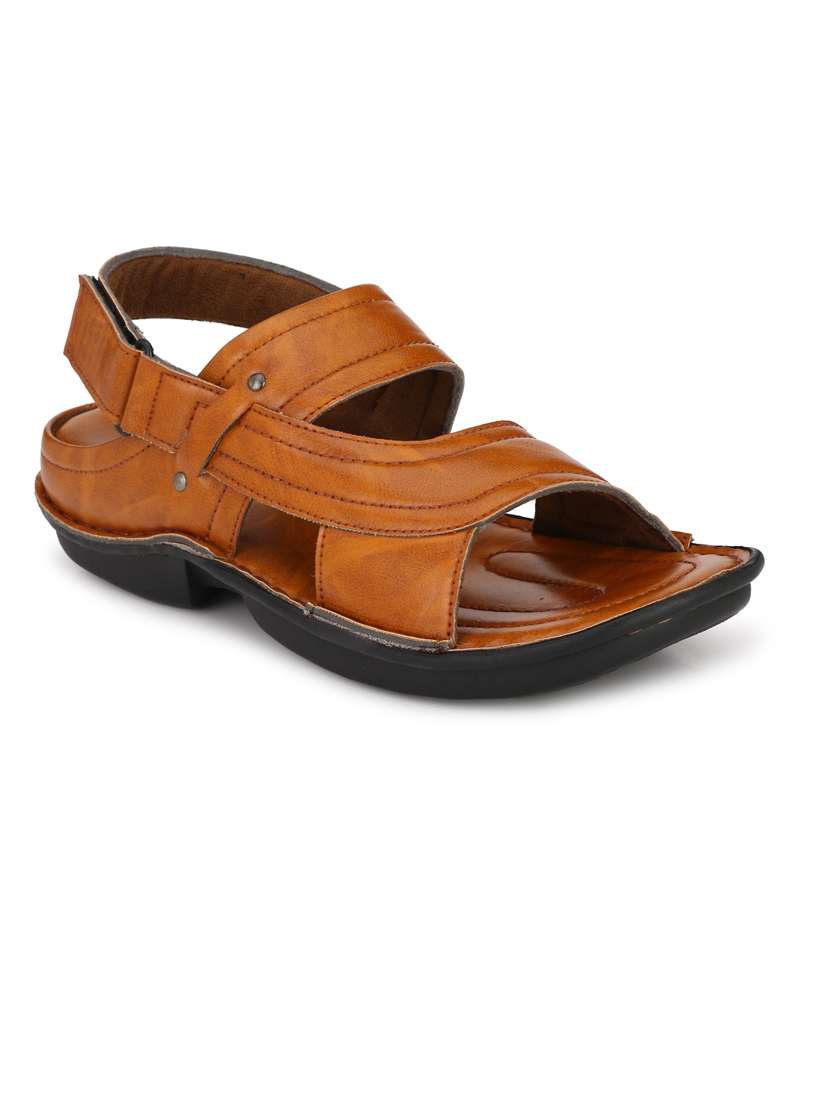 bucik bck073 lightweight comfort summer trendy premium stylish men tan sandals 