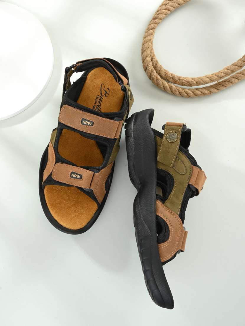 men multi back strap floaters