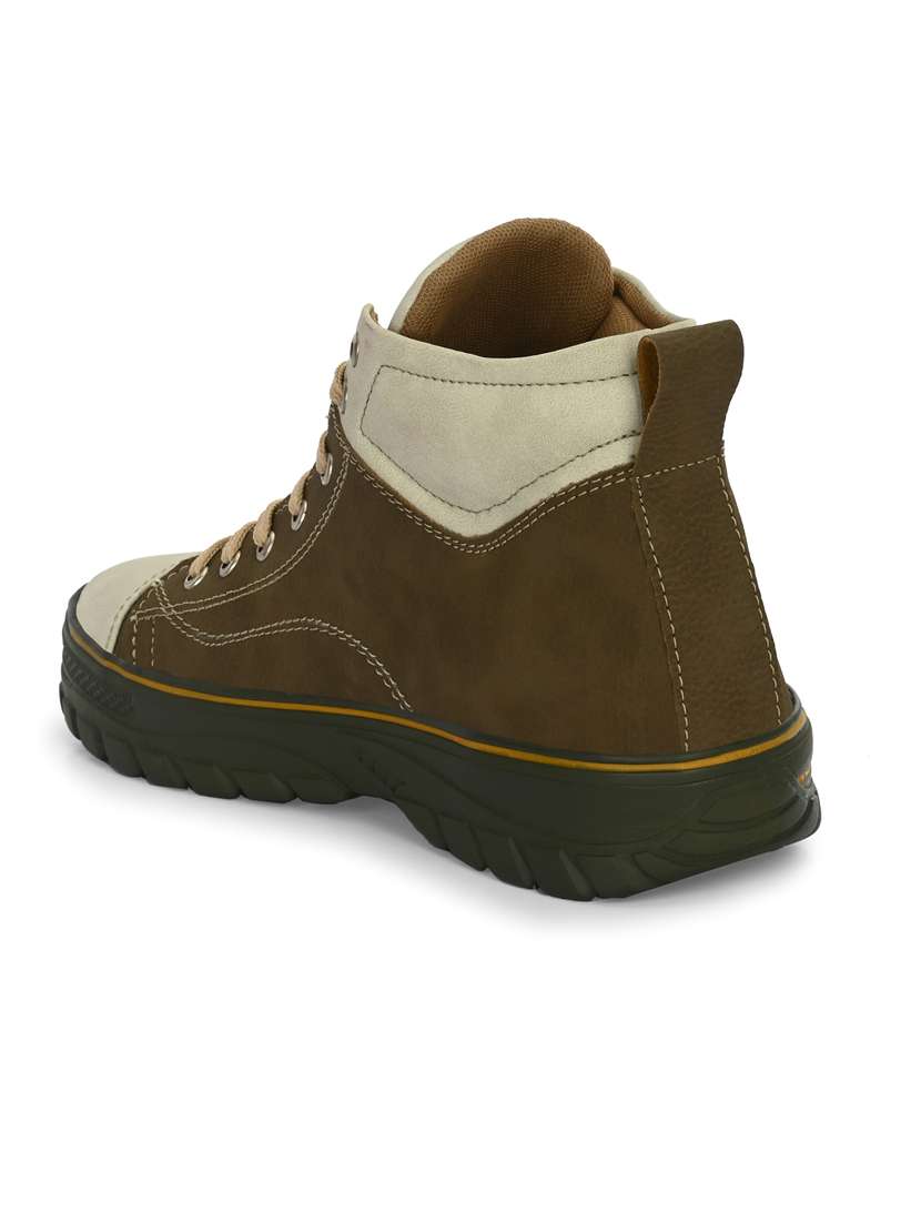 bucik olive bck4025 lightweight comfort summer trendy premium stylish high tops for men  - 21278475 -  Standard Image - 3