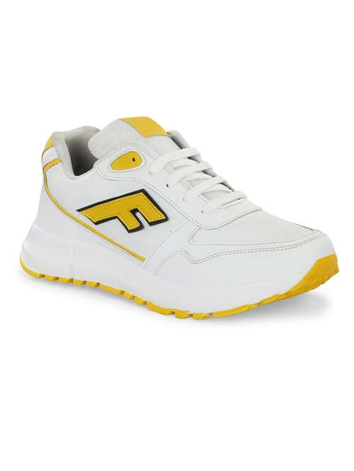 bucik white bck10157 lightweight comfort summer trendy premium stylish running shoes for men  - 21278489 -  Standard Image - 0