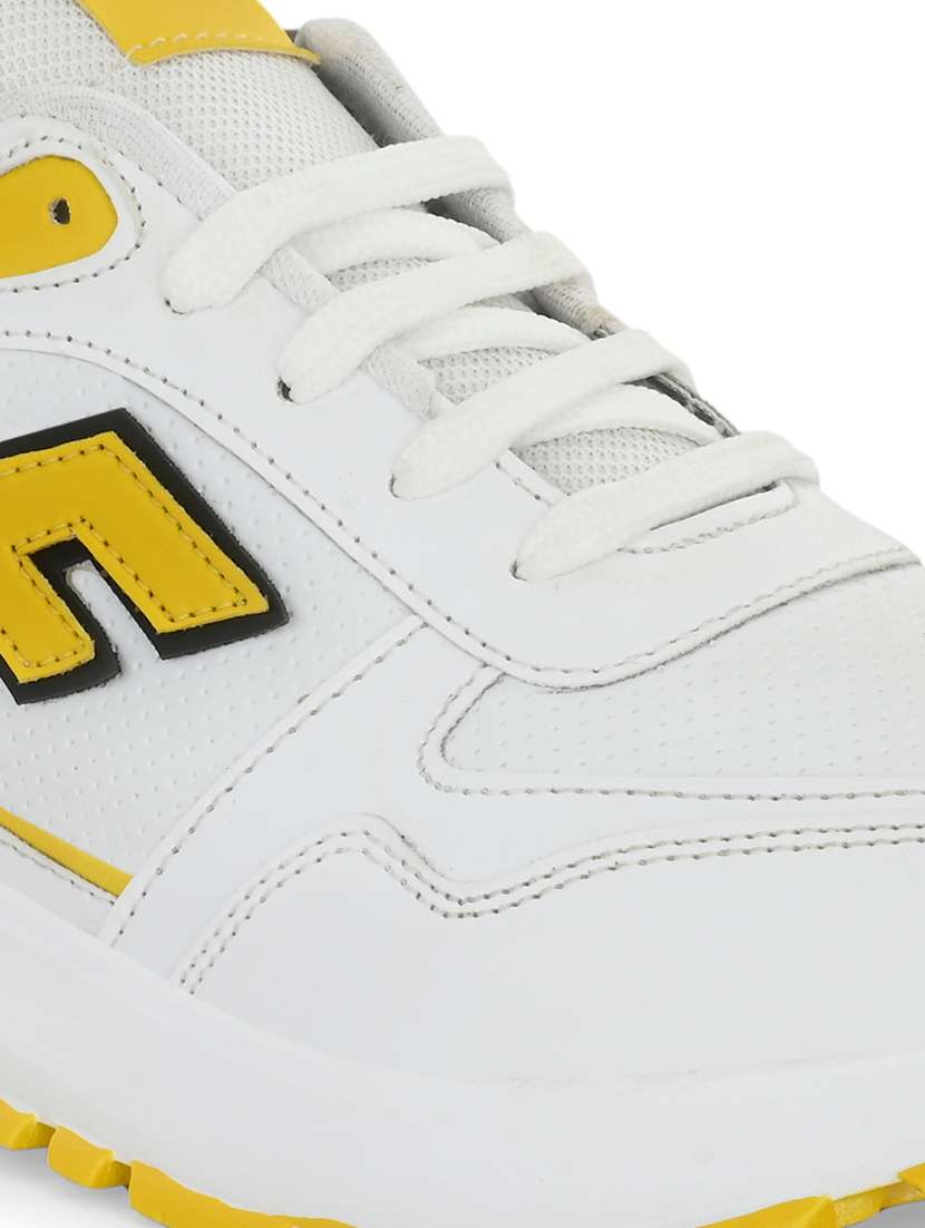 bucik white bck10157 lightweight comfort summer trendy premium stylish running shoes for men - 21278489 - Standard Image - 5