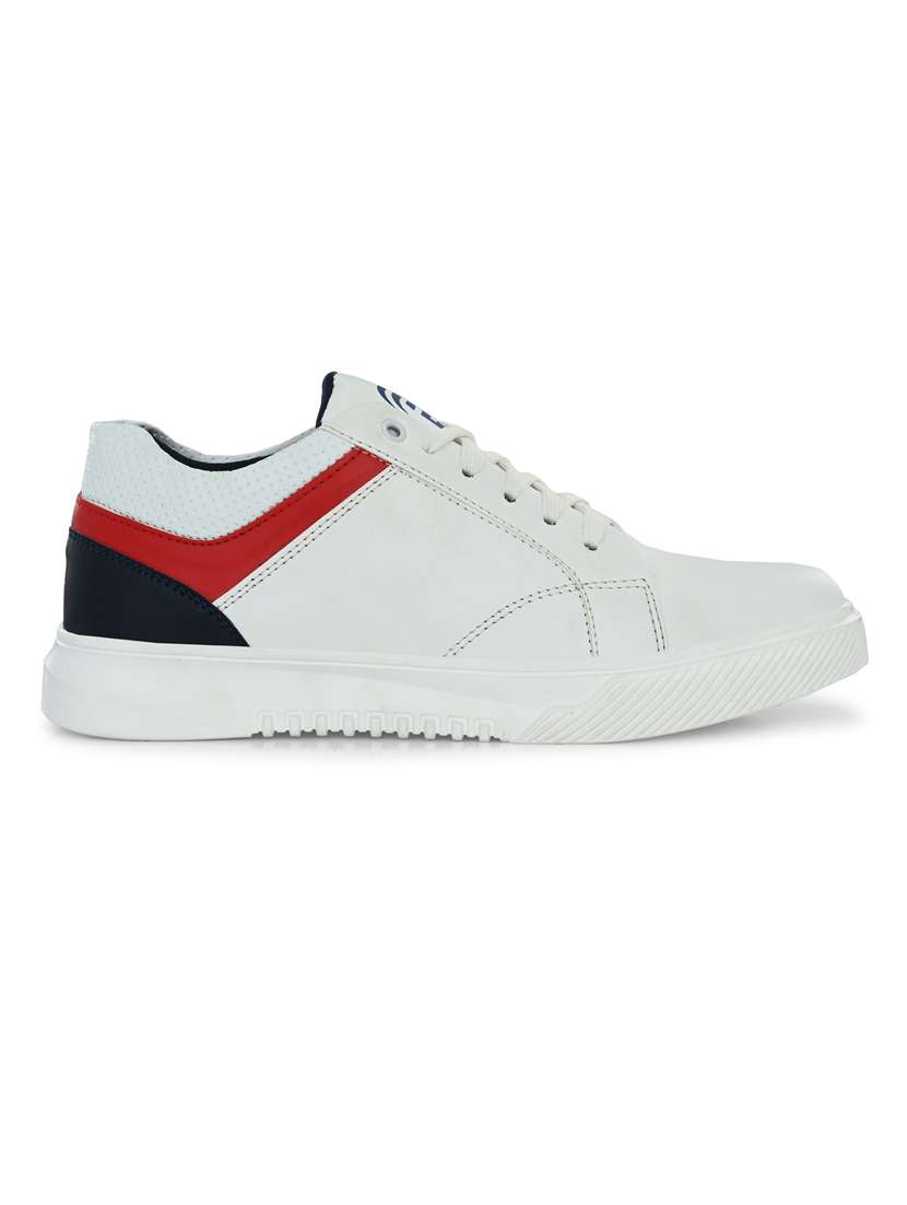 bucik white bck10146 lightweight comfort summer trendy premium stylish sneakers for men - 21278495 - Standard Image - 3