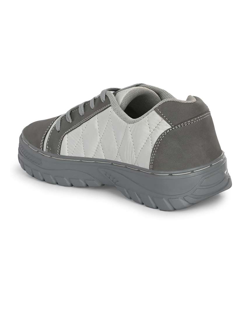 bucik grey bck4024 lightweight comfort summer trendy premium stylish sneakers for men - 21278556 - Standard Image - 3