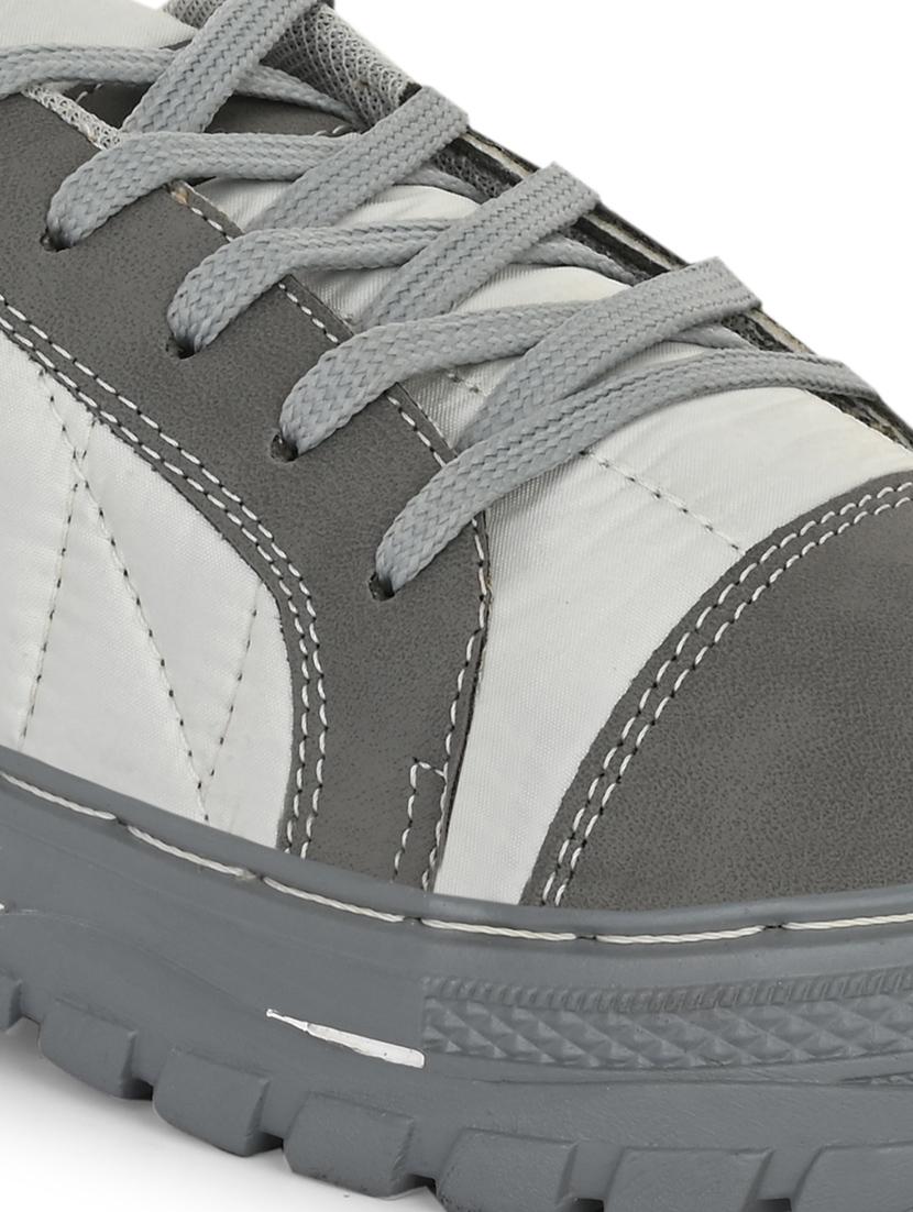 bucik grey bck4024 lightweight comfort summer trendy premium stylish sneakers for men - 21278556 - Standard Image - 5