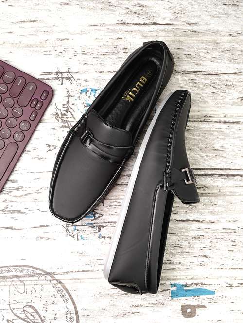 bucik black men comfortable lightweight slip on loafers loafers for men  - 21278664 -  Standard Image - 0