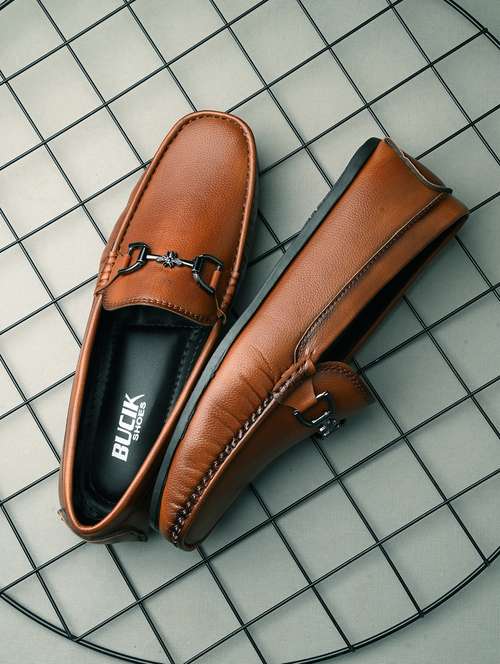 Men Slip On Horsebit Loafers