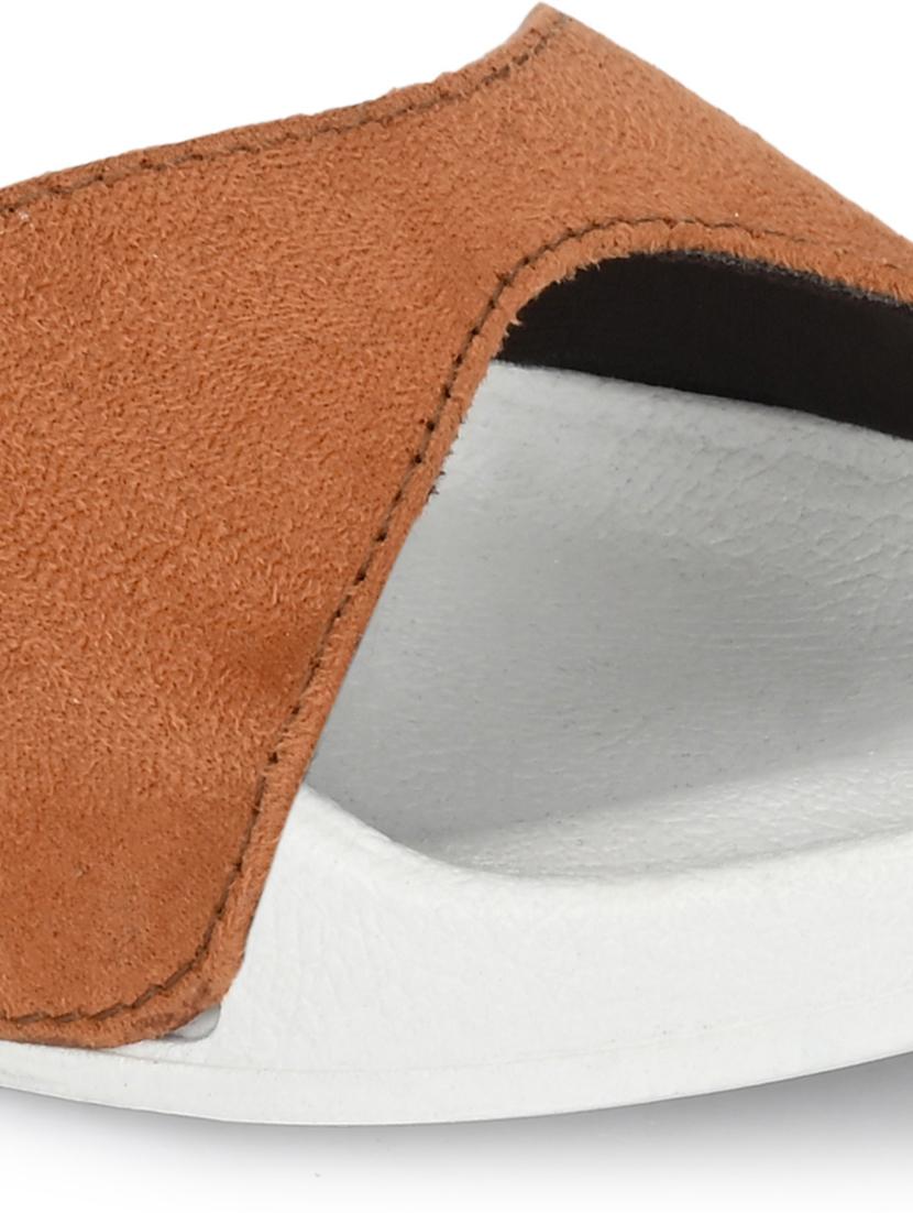 bucik brown women bck9020 lightweight comfort summer trendy premium stylish slides - 21279798 - Standard Image - 3
