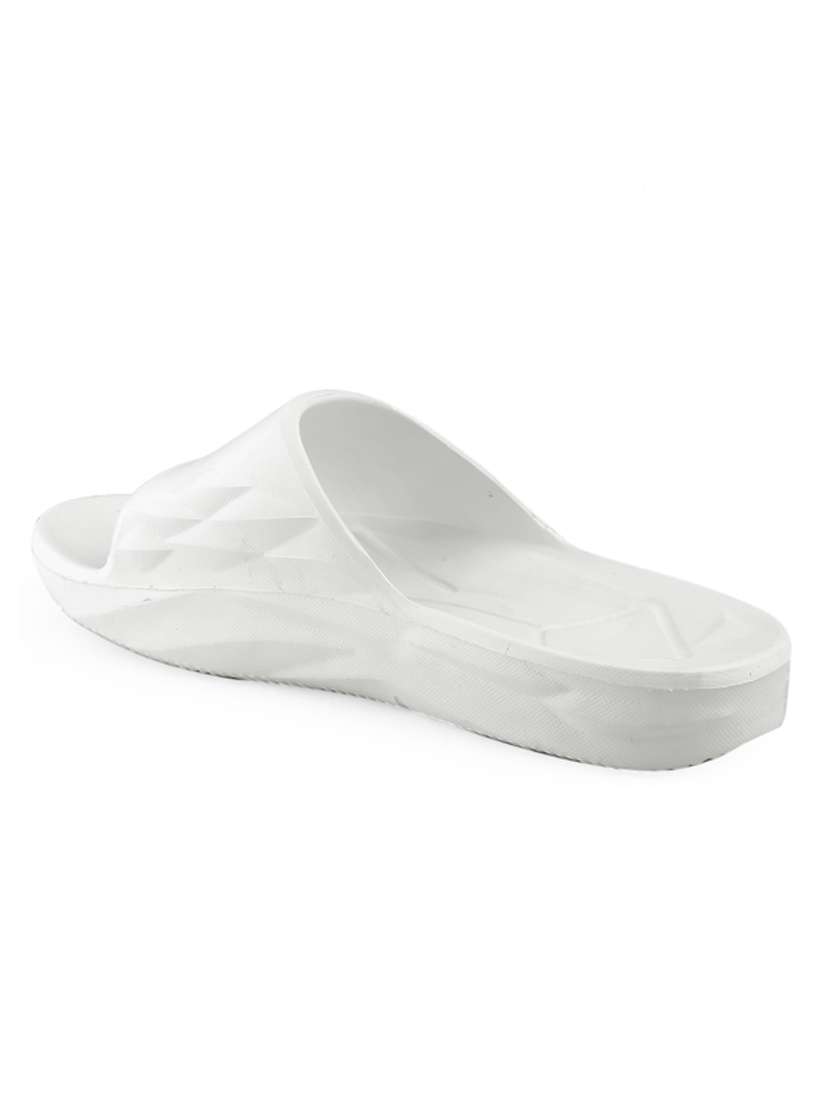 white slip on flip flop - 21279854 - Standard Image - 3