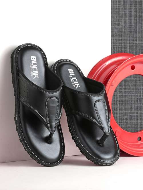 bucik black men bck8097 lightweight comfort summer trendy premium stylish slippers  - 21279899 -  Standard Image - 0