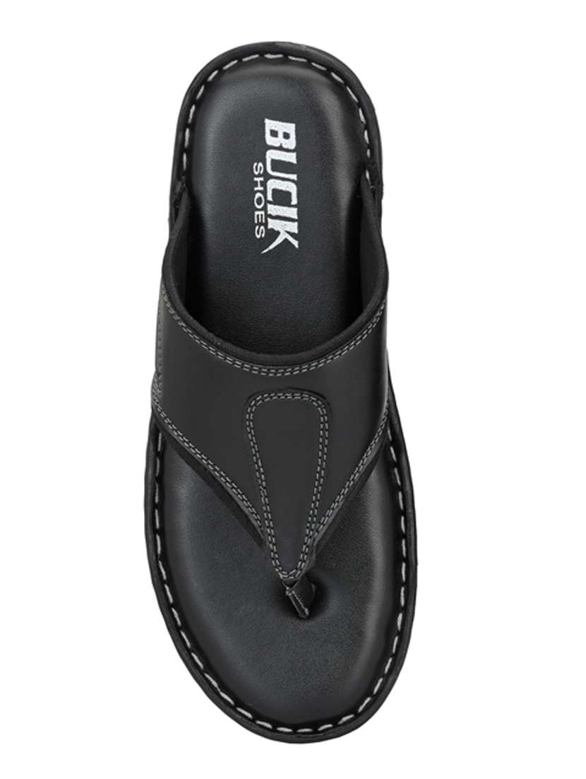 bucik black men bck8097 lightweight comfort summer trendy premium stylish slippers  - 21279899 -  Standard Image - 3