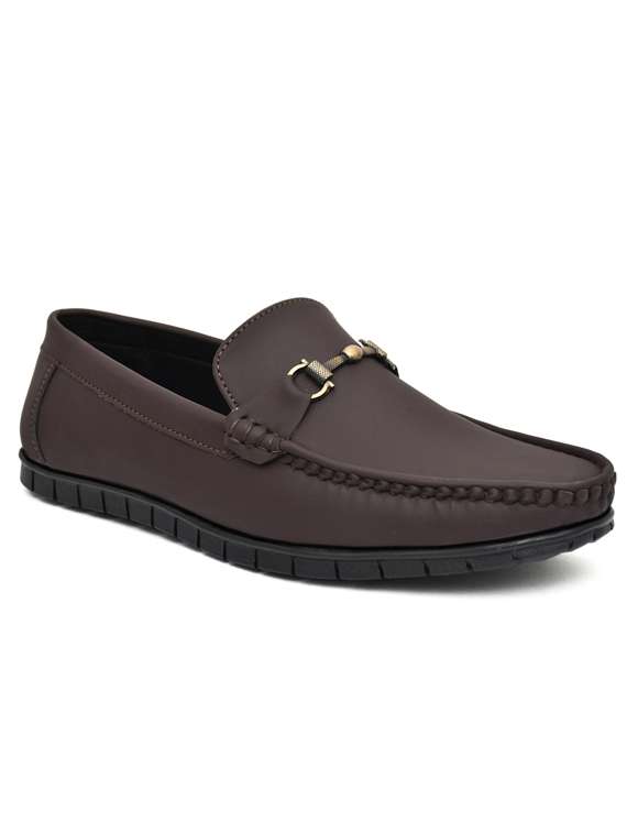men slip on horsebit loafers