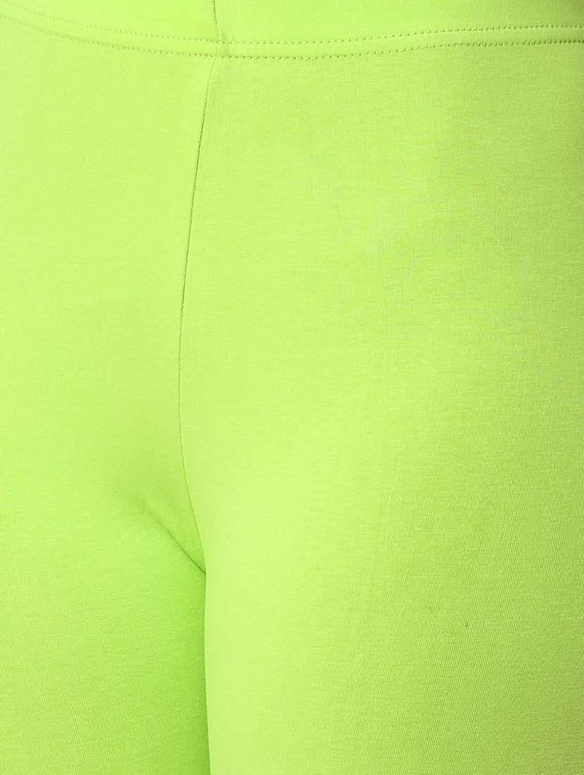 women solid mid rise churidar legging - 21281551 -  Standard Image - 3