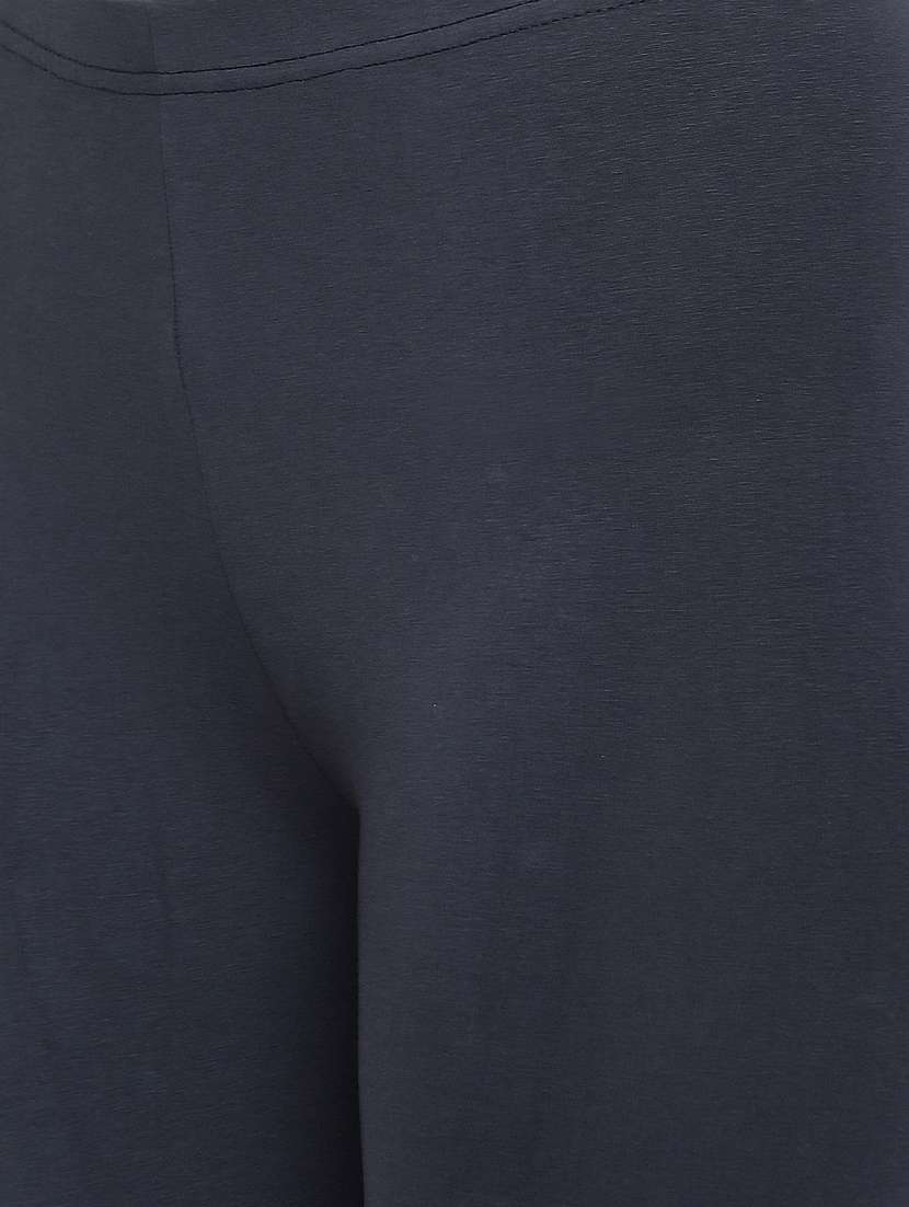 women solid mid rise churidar legging - 21281566 -  Standard Image - 3