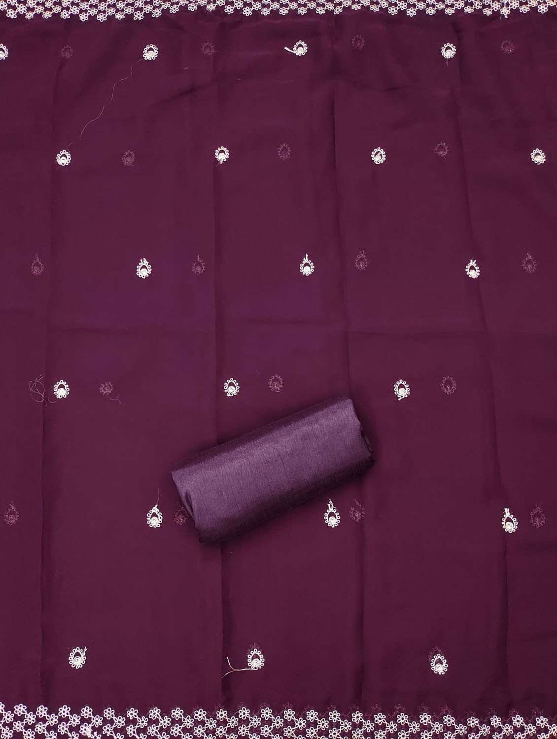 women embroidered unstitched suit set - 21284193 - Standard Image - 3
