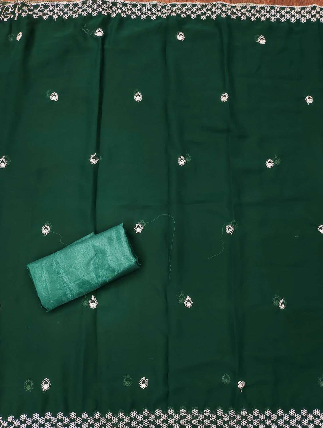 women embroidered unstitched suit set - 21284195 - Standard Image - 3