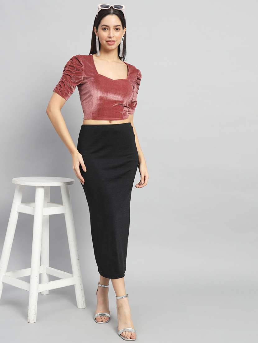 women solid stitched blouse - 21285976 -  Standard Image - 3