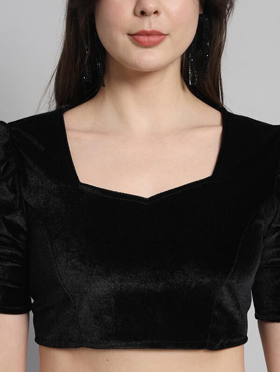 women solid stitched blouse - 21285978 - Standard Image - 3