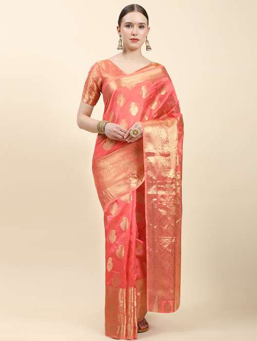 women self design bordered saree - 21286363 - Standard Image - 0