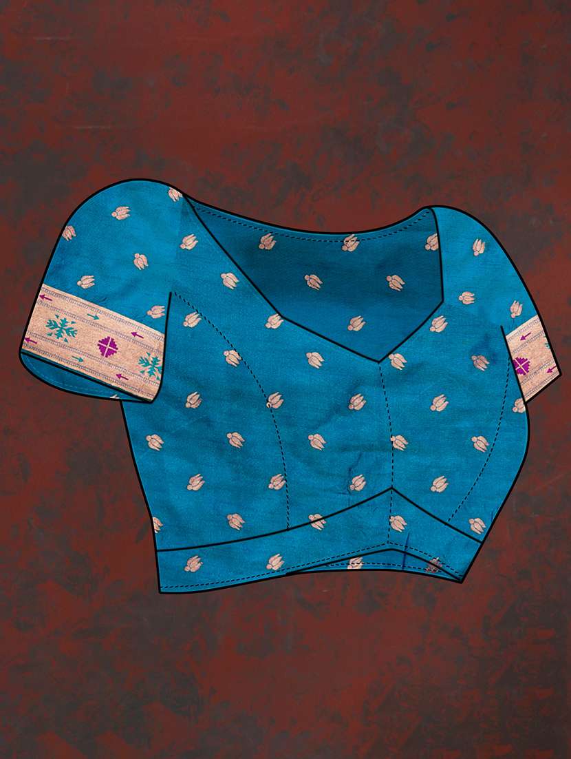 women zari work banarasi saree with blouse - 21286545 - Standard Image - 3
