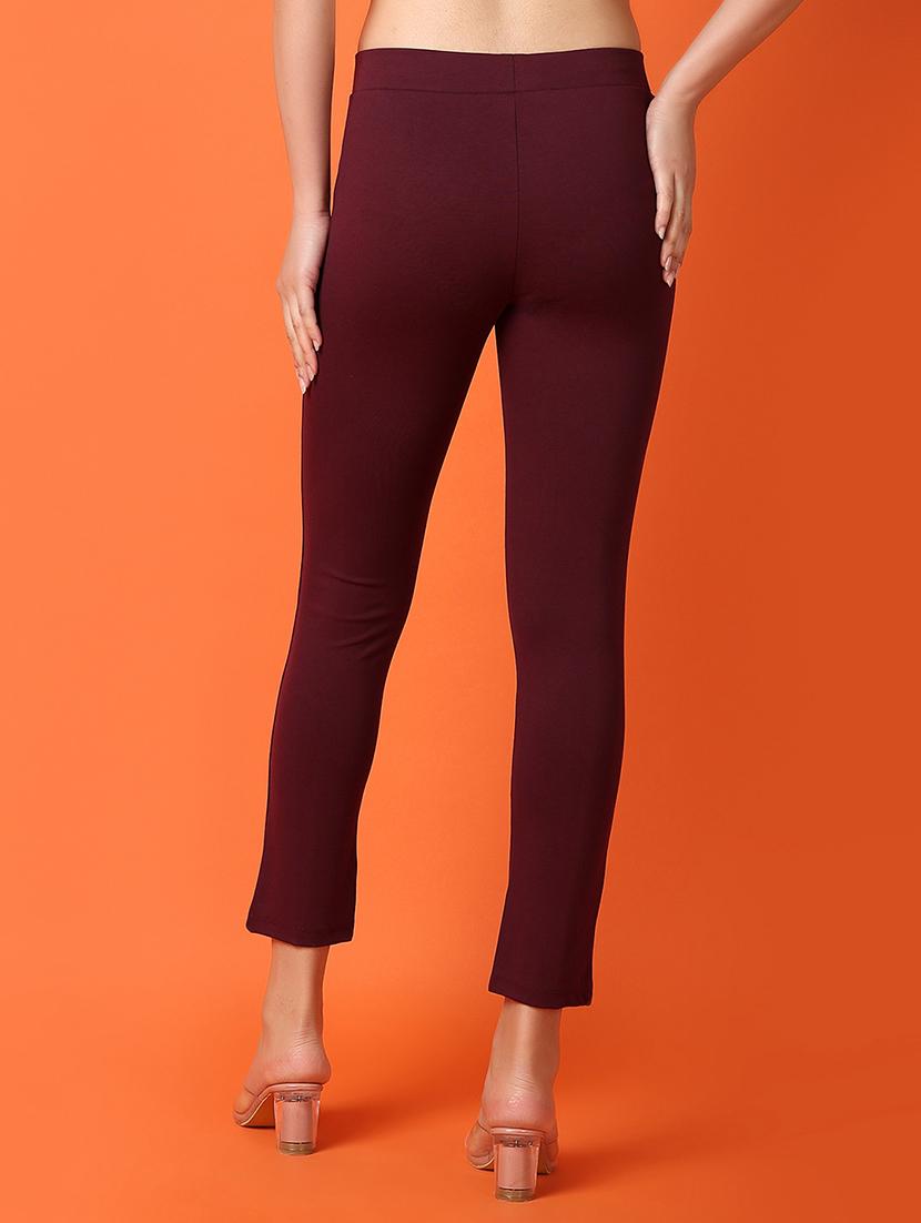 women solid mid rise cotton jegging - 21287054 - Standard Image - 3