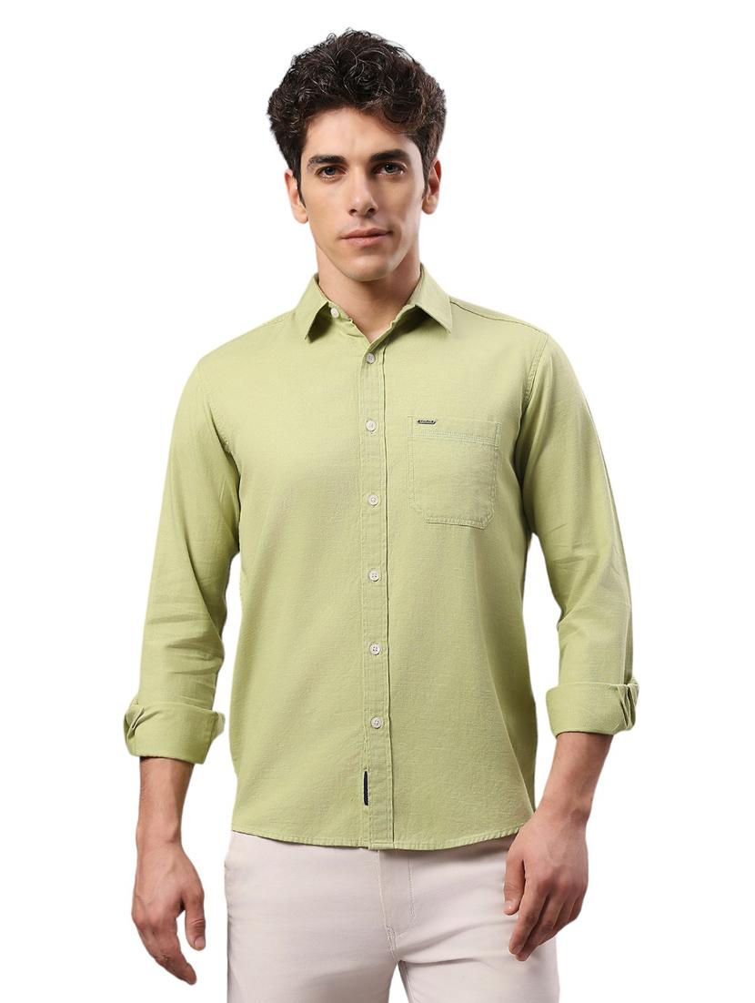 men collared neck long sleeves casual shirt - 21287357 - Zoom Image - 0