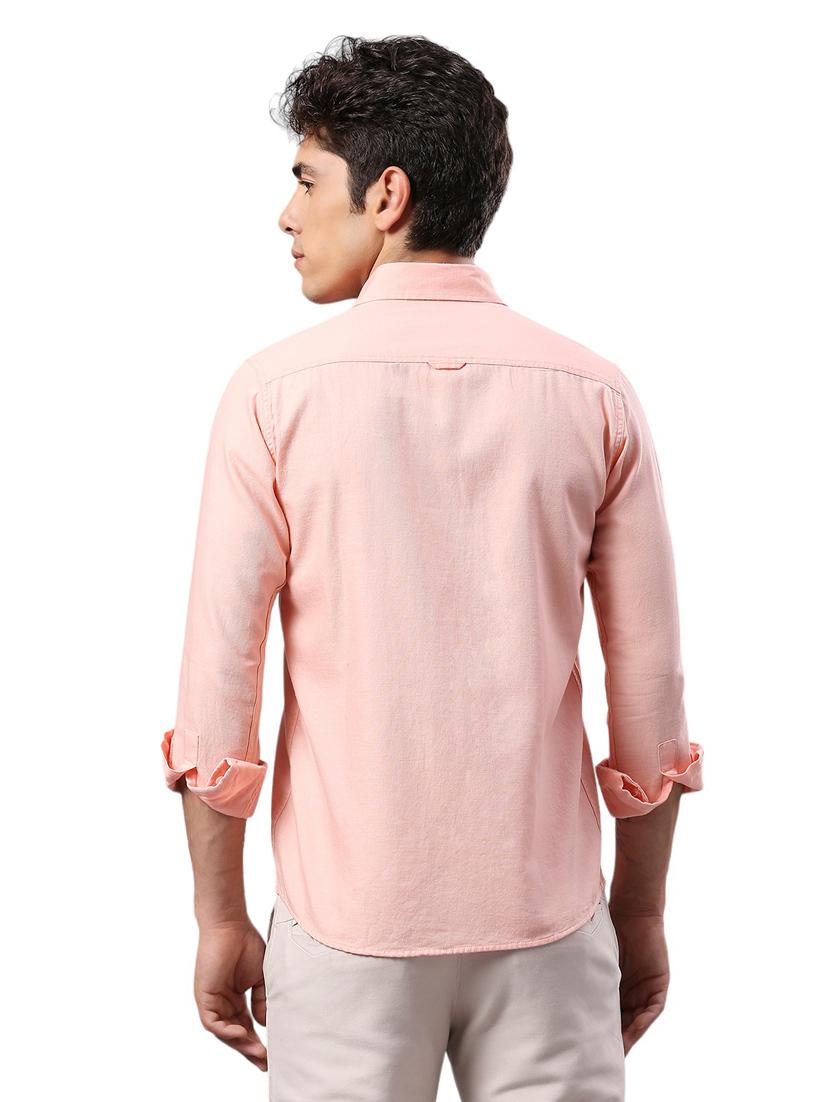 men collared neck long sleeves casual shirt - 21287358 - Standard Image - 3
