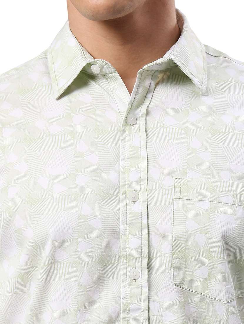 men collared neck long sleeves casual shirt - 21287379 - Standard Image - 5